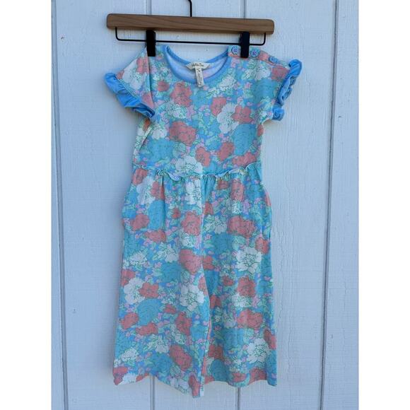 Matilda Jane Jumpsuit, Wide Legs, Flutter‎ Sleeve, Floral, Size 6 - Picture 1 of 6